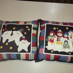 Holiday Pillows Homemade